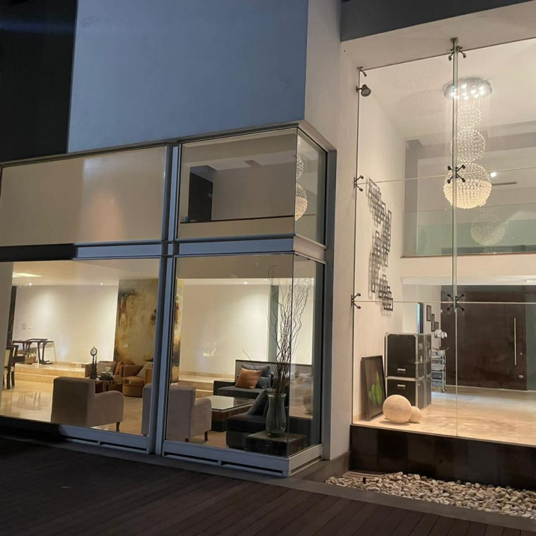 Luxury Mansion for sale in Potosino Golf Club, San Luis Potosi, Mexico - Main Facade.