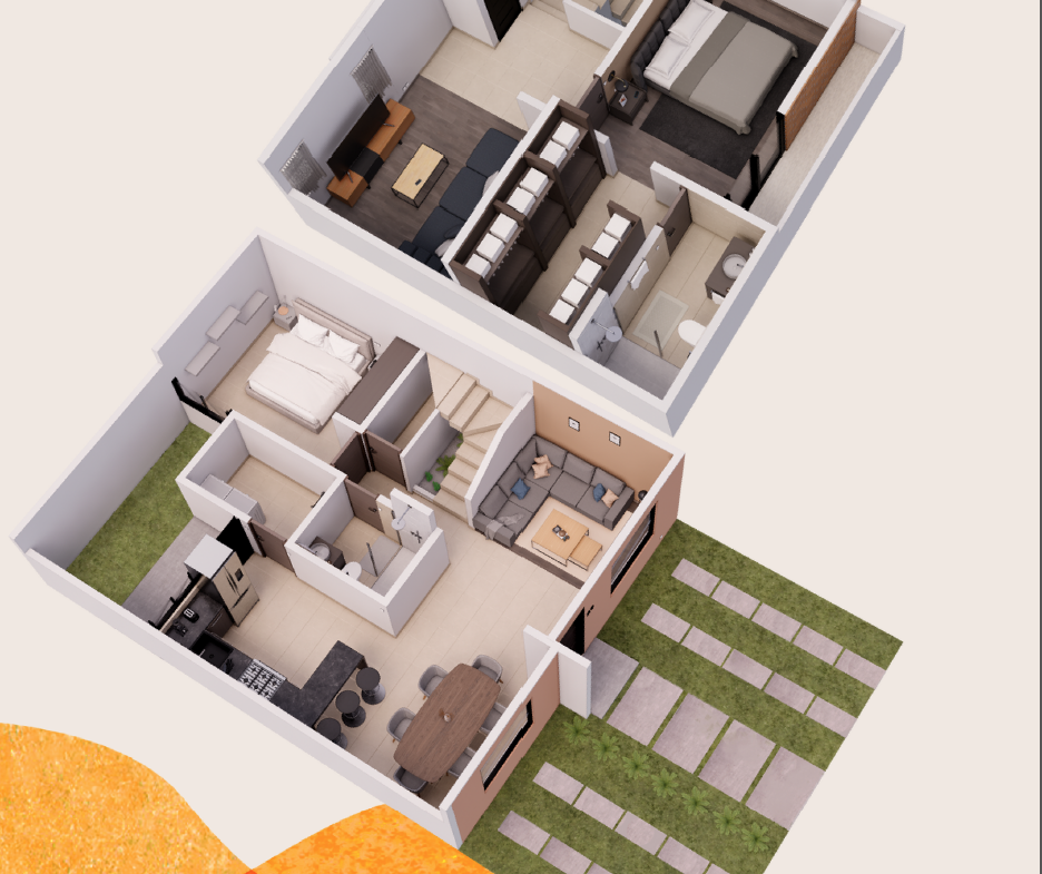CASA en venta modelo Catalina en Fracc. Antequera – Pozos, SLP