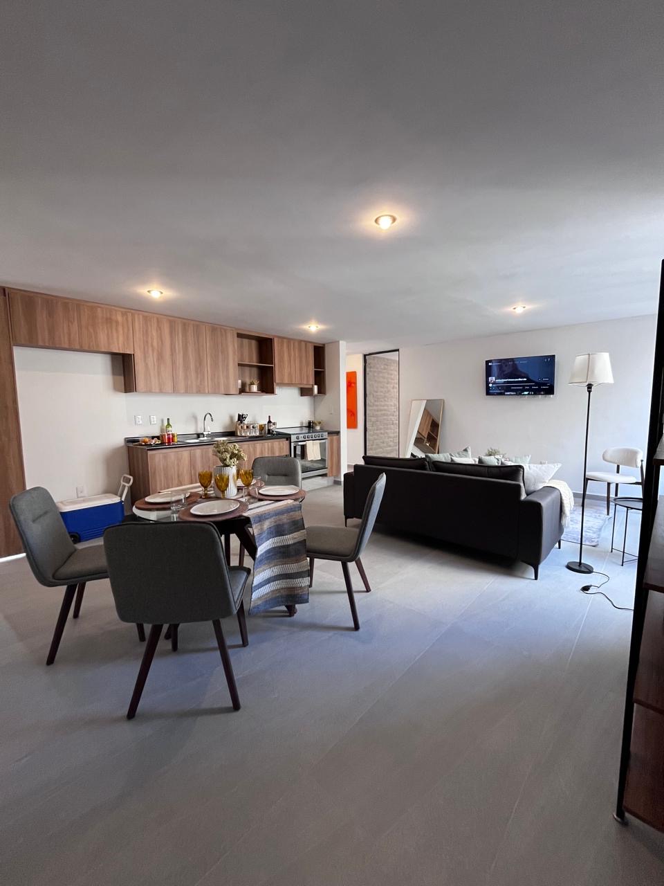 departamentos-venta-fuerte-ventura-cocina Departamentos en venta en Fuerte Ventura, San Luis Potosí - Fachada principal.