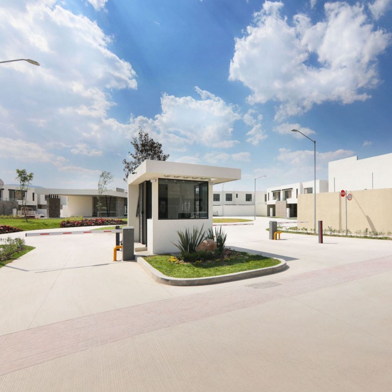 Casa en venta en Villa de Pozos, San Luis Potosí - Fachada principal Puerta Ventura.