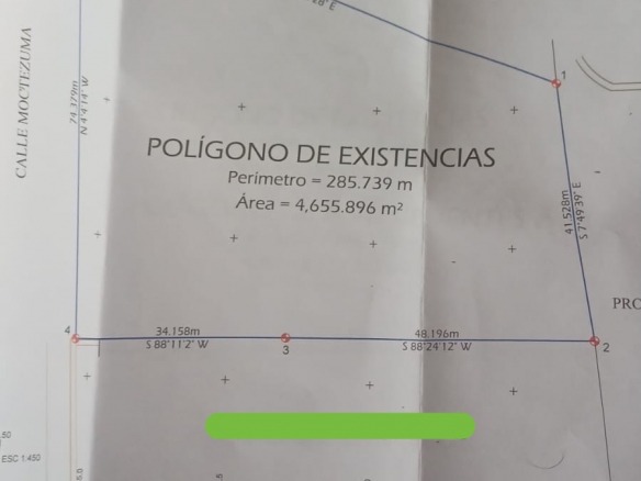 Terreno urbanizable en venta en Col. El Morro, Soledad de Graciano Sánchez, San Luis Potosí - Vista de frente calle Moctezuma.