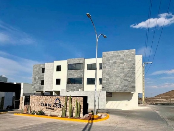 Departamento en venta en Campo Azul, San Luis Potosí - Fachada principal.