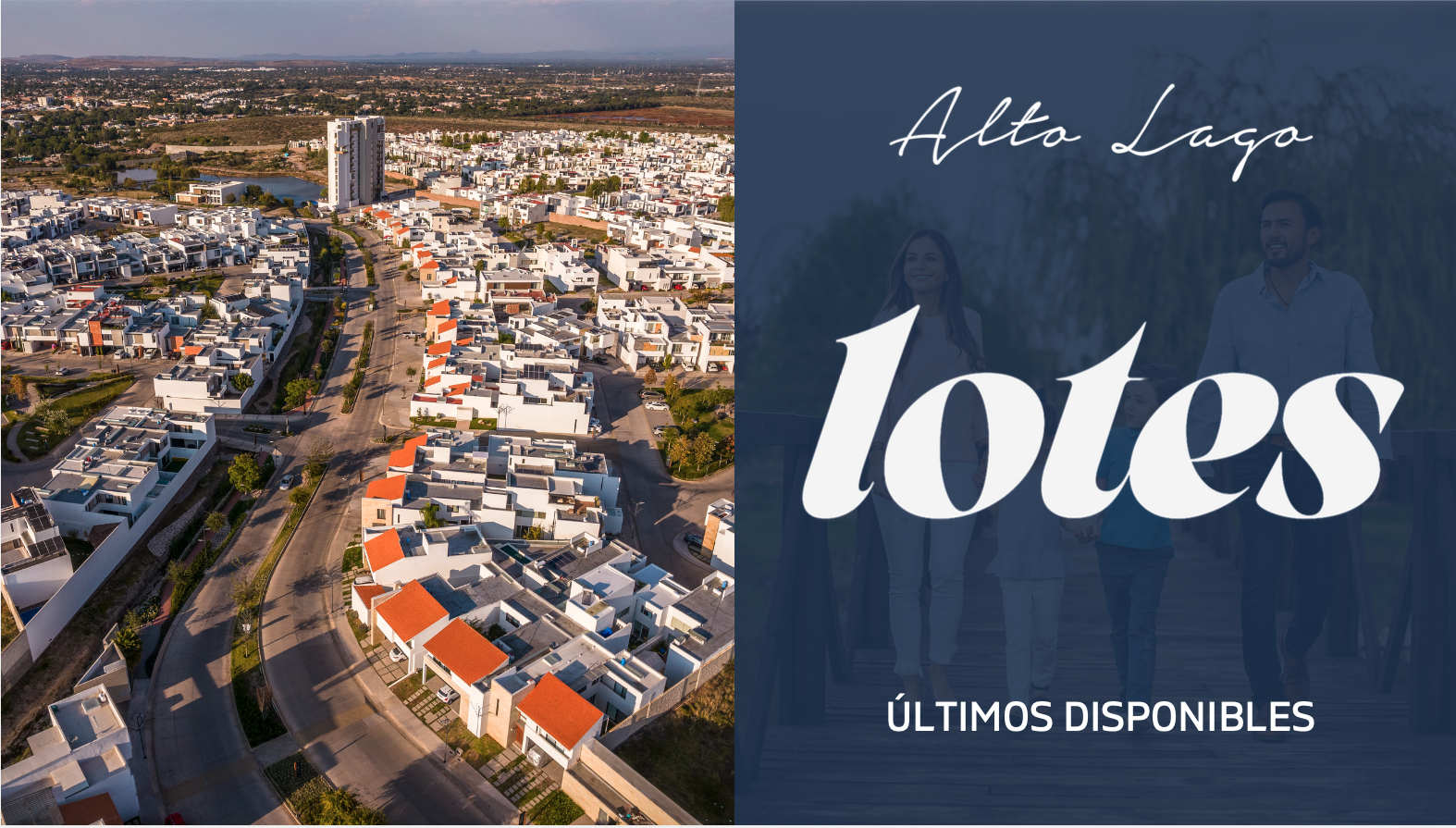 Terreno residencial en venta en Alto Lago, San Luis Potosí, con vista panorámica al lago y desnivel aprovechable.