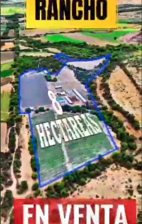 TERRENO AGROINDUSTRIAL en VENTA en VILLA DE REYES, SLP — A 45 MINUTOS DEL DISTRIBUIDOR JUÁREZ.