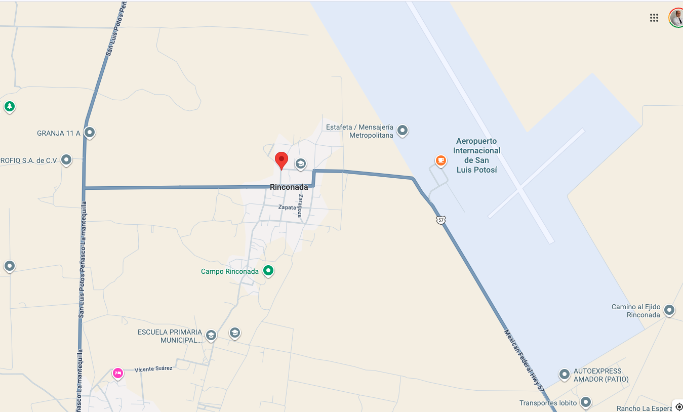 Terreno plano de 9 hectáreas en Colonia Rinconada, San Luis Potosí, SLP - Cerca del Aeropuerto.