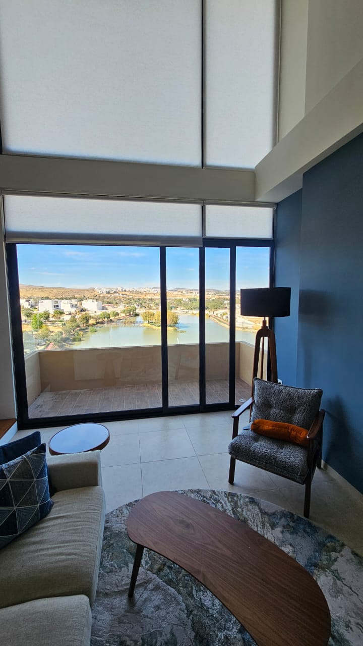 Modern loft en venta en edificio Aurore, Alto Lago, San Luis Potosí, SLP,