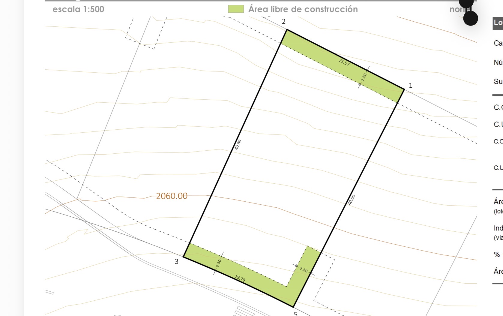 Screenshot Terreno en venta en Parque Chapultepec, San Luis Potosí - Vista frontal sobre Prolongación Avenida Chapultepec.