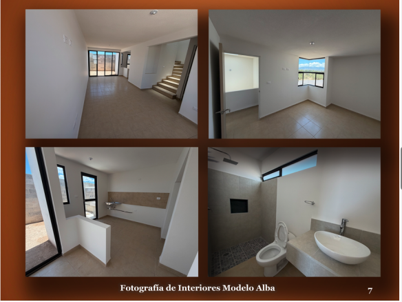 Casa en venta Modelo Alba en Solea 4 Residencial, Villa de Pozos, SLP - Fachada principal y acceso a privada.