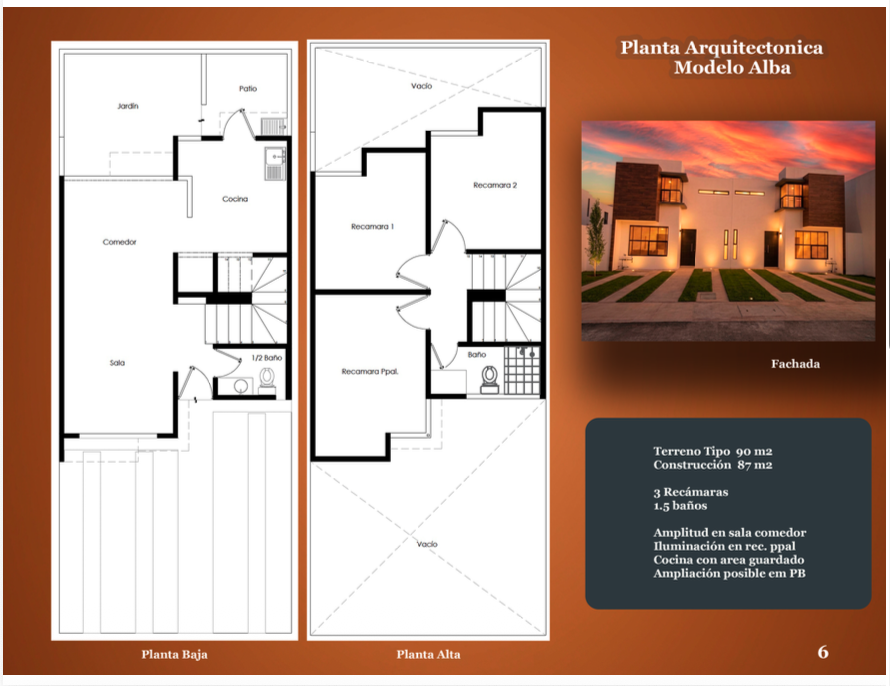 CASA MODELO ALBA en VENTA en SOLEA 4 RESIDENCIAL, VILLA DE POZOS — LAGUNA DE SANTA RITA, SLP.